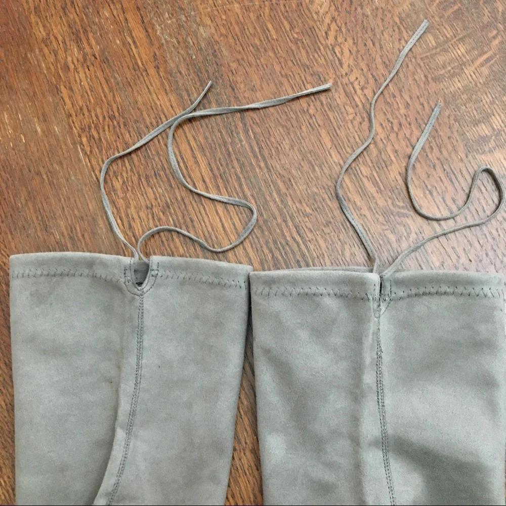Steve Madden Women's Over-the-Knee Suede Boots - Taupe